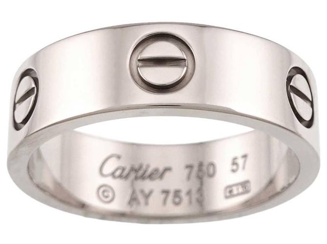 Anello Cartier Love in oro bianco 18K - vista 2