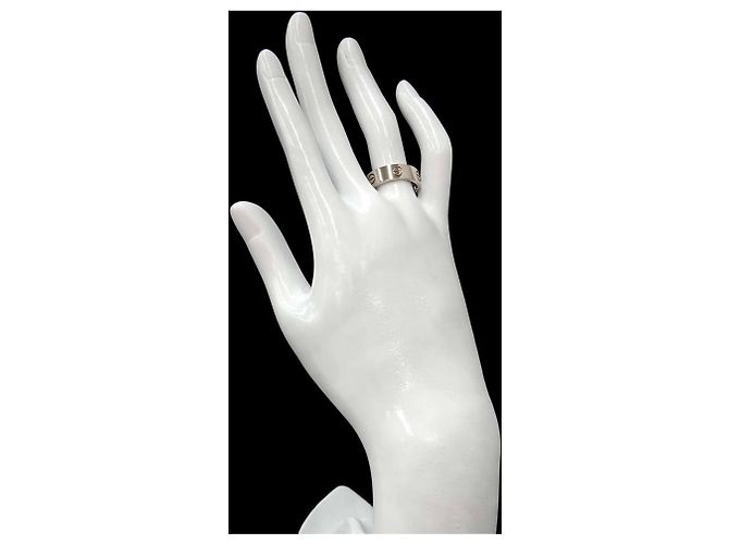 Anello Cartier Love in oro bianco 18K - vista 6