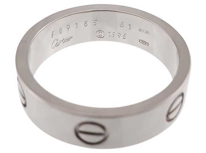 Anello Cartier Love in oro bianco - vista 3