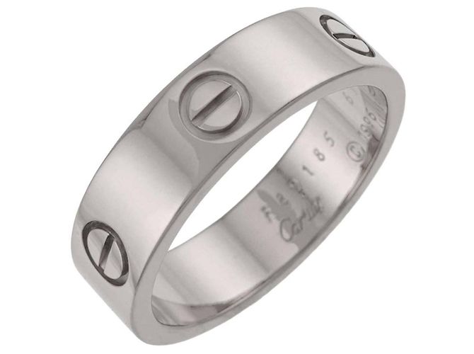 Anello Cartier Love in oro bianco - vista 4
