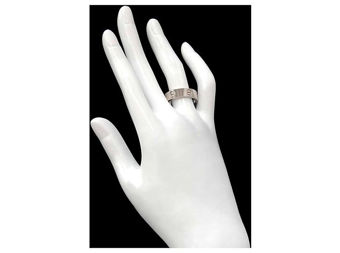 Anello Cartier Love in oro bianco - vista 6