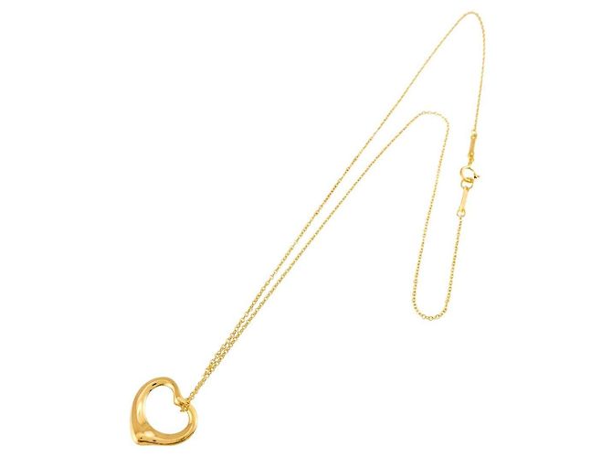 Autre Marque Collier Cœur Tiffany & Co. en or jaune 18K - vue 2