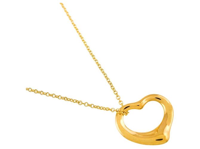 Autre Marque Collier Cœur Tiffany & Co. en or jaune 18K - vue 3