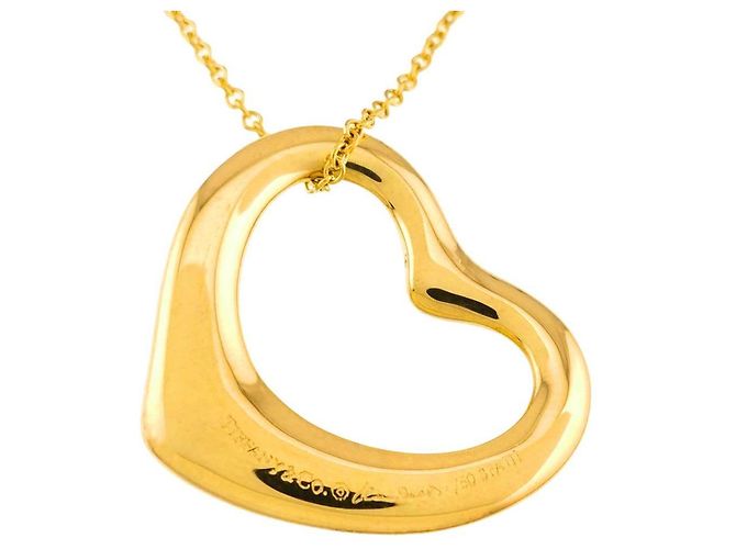 Autre Marque Collana Cuore in Oro Giallo 18K Tiffany & Co. - vista 4