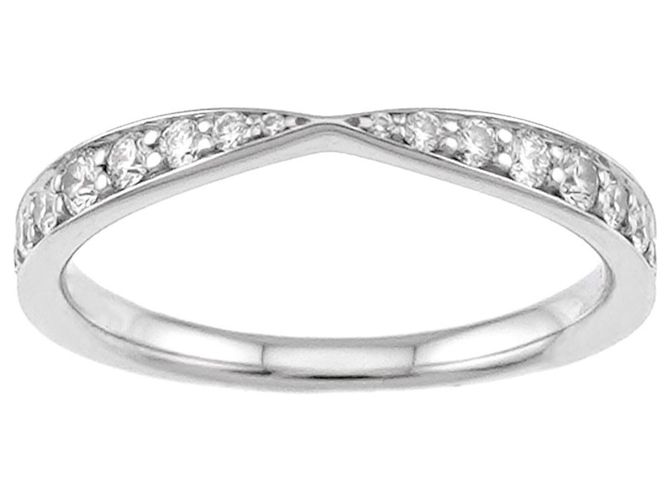 Autre Marque Tiffany & Co. Harmony Diamantring aus Platin 950 - Ansicht 2