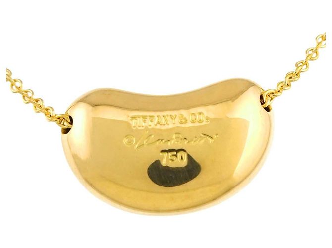 Autre Marque Collana Bean Tiffany & Co. in oro giallo 18K - vista 4