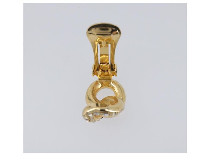 Christian Dior Ohrringe Metall Gold Auth 205473M Golden - Ansicht 10