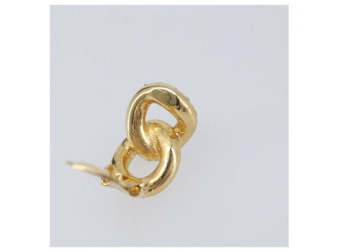 Christian Dior Ohrringe Metall Gold Auth 205473M Golden - Ansicht 12