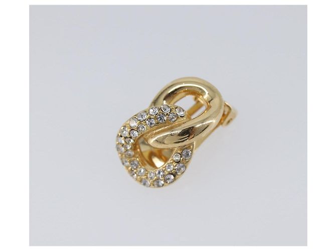 Christian Dior Ohrringe Metall Gold Auth 205473M Golden - Ansicht 3