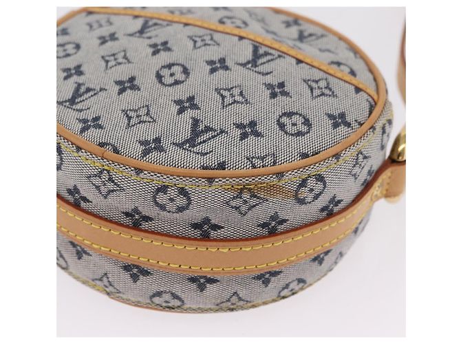 LOUIS VUITTON Monogram Mini Jeanne PM Shoulder Bag Blue M92001 LV Auth gh2364V Azul - vista 18