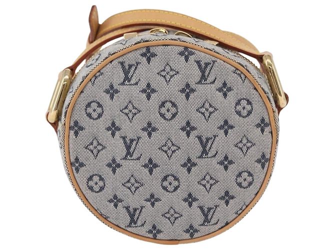 LOUIS VUITTON Monogram Mini Jeanne PM Shoulder Bag Blue M92001 LV Auth gh2364V Azul - vista 2