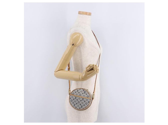 LOUIS VUITTON Monogram Mini Jeanne PM Shoulder Bag Blue M92001 LV Auth gh2364V Azul - vista 28