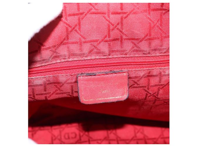 Borsa Christian Dior in pelle nera e oro Auth 205255A - vista 12
