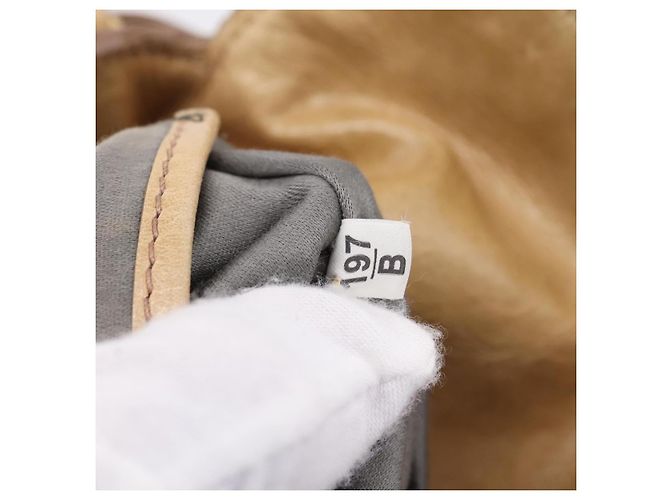Borsa a mano Miu Miu con fiocco laterale in pelle 2way Beige Gold Auth am12726V - vista 12