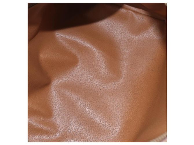 Céline Sac à main CELINE Macadam Canvas PVC Leather Brown Gold Auth 205250V Marron Doré - vue 10