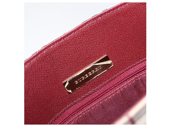 BURBERRY Nova Check Tote Bag Canvas Beige Gold Auth am12680V Golden - Ansicht 11