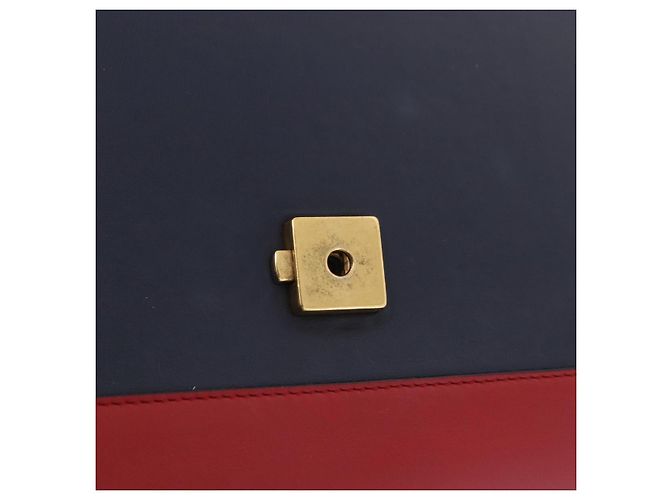 Borsa a mano GUCCI Bamboo Dionysus in pelle Navy Gold 448075 Auth ep16359V - vista 24