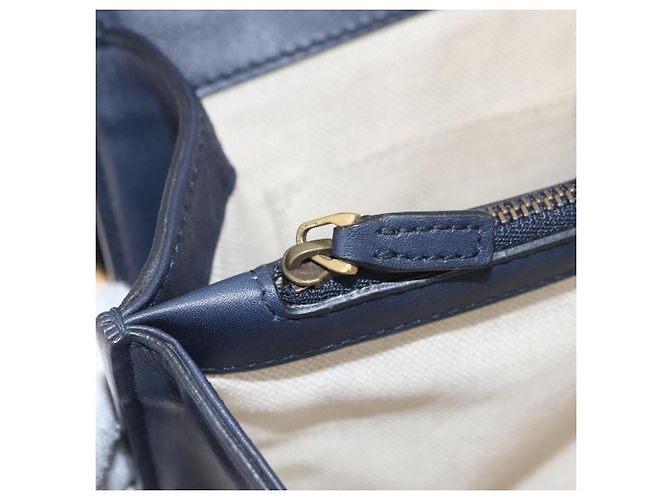 Borsa a mano GUCCI Bamboo Dionysus in pelle Navy Gold 448075 Auth ep16359V - vista 31