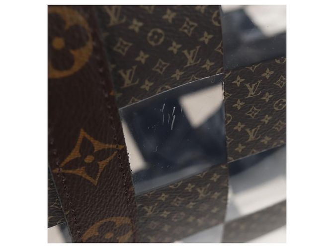 Borsa LOUIS VUITTON Monogram Chess Keepall Bandouliere 50 M20864 LV Auth 204498SM Monogramma - vista 27