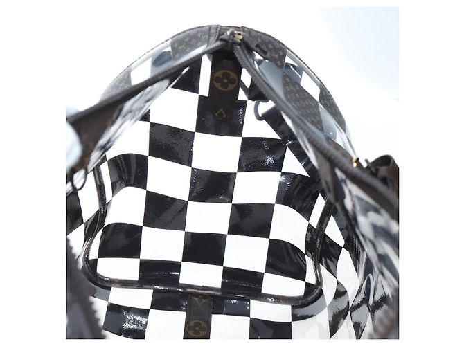 Borsa LOUIS VUITTON Monogram Chess Keepall Bandouliere 50 M20864 LV Auth 204498SM Monogramma - vista 32