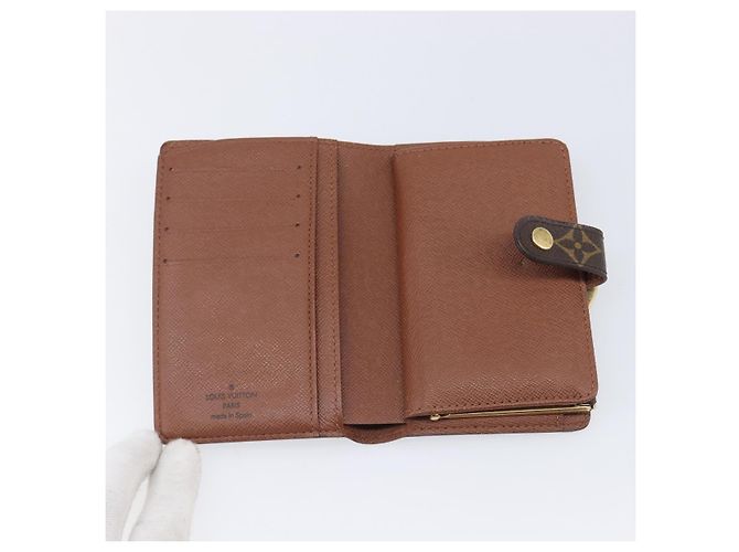 LOUIS VUITTON Monogram Porte Monnaie Billets Viennois Wallet M61663 Auth 205211V Monograma - vista 10