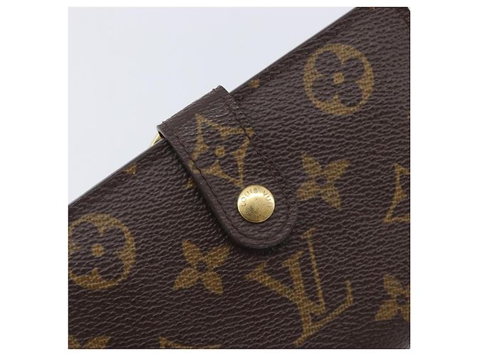 LOUIS VUITTON Monogram Porte Monnaie Billets Viennois Wallet M61663 Auth 205211V Monograma - vista 17