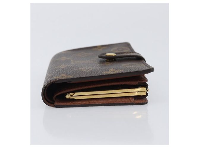 LOUIS VUITTON Monogram Porte Monnaie Billets Viennois Wallet M61663 Auth 205211V Monograma - vista 3