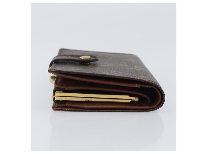 LOUIS VUITTON Monogram Porte Monnaie Billets Viennois Wallet M61663 Auth 205211V Monograma - vista 4