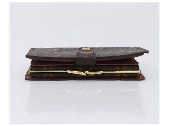 LOUIS VUITTON Monogram Porte Monnaie Billets Viennois Wallet M61663 Auth 205211V Monograma - vista 5