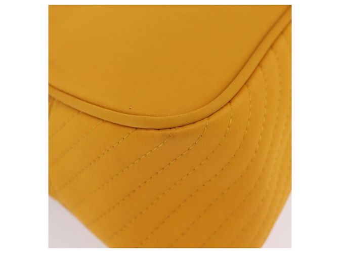 Autre Marque Borsa a mano Saint Laurent Nylon Yellow Gold Auth BA16065A D'oro Giallo - vista 14