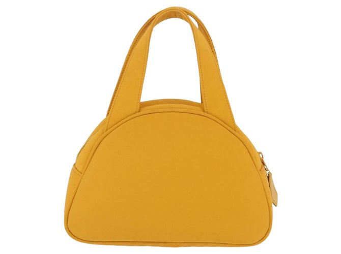 Autre Marque Borsa a mano Saint Laurent Nylon Yellow Gold Auth BA16065A D'oro Giallo - vista 2
