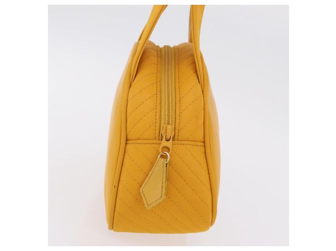 Autre Marque Borsa a mano Saint Laurent Nylon Yellow Gold Auth BA16065A D'oro Giallo - vista 4
