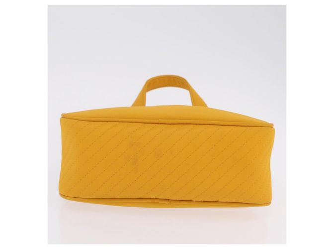 Autre Marque Borsa a mano Saint Laurent Nylon Yellow Gold Auth BA16065A D'oro Giallo - vista 6