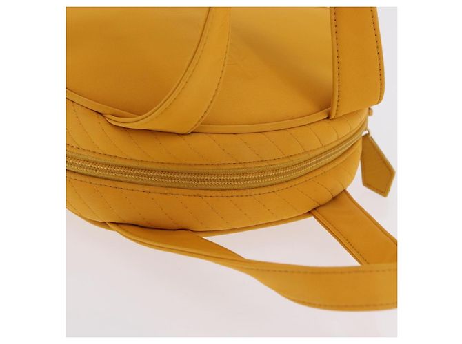 Autre Marque Borsa a mano Saint Laurent Nylon Yellow Gold Auth BA16065A D'oro Giallo - vista 8