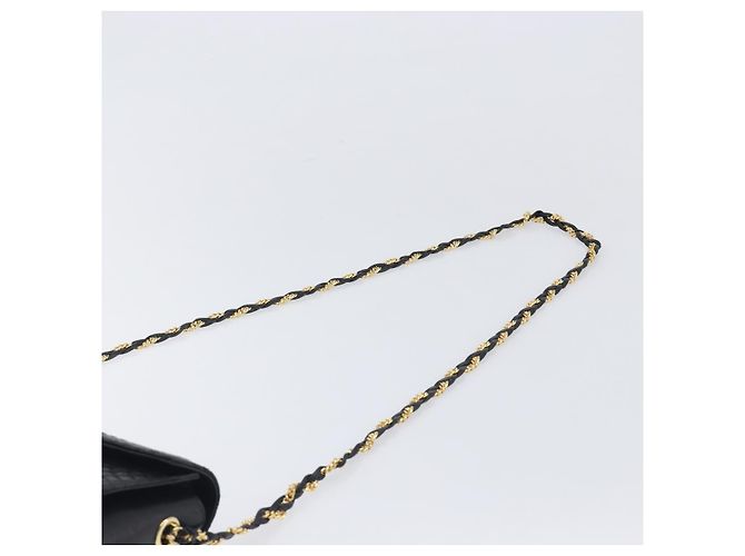 Bally Schultertasche mit Kette aus Leder Schwarz Gold Authentisch 206785A Golden - Ansicht 8