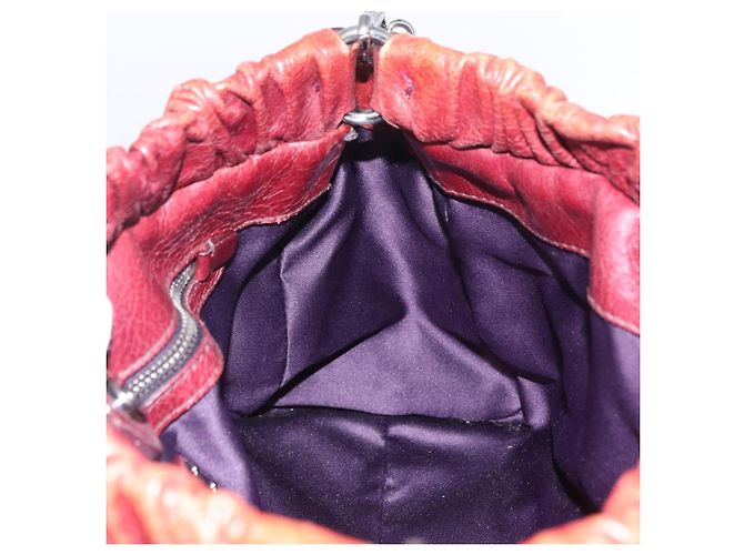 Borsa a mano Miu Miu in pelle 2way marrone argento autentica 167652M - Ansicht 24