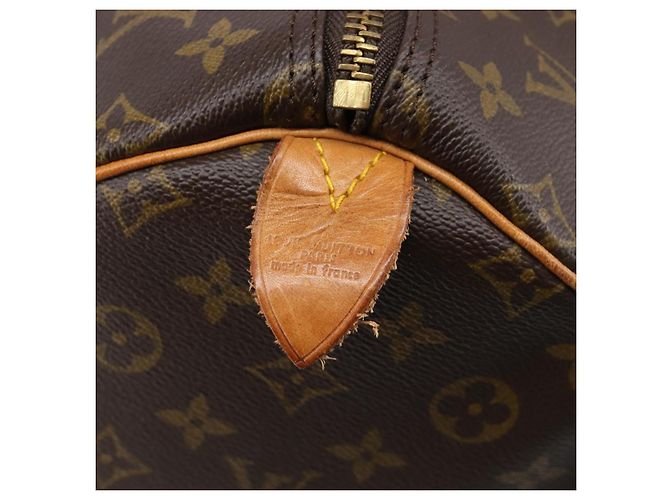 LOUIS VUITTON Monogram Keepall 55 Boston Bag M41424 LV Auth 203190V Monograma - vista 19