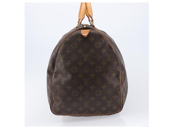 LOUIS VUITTON Monogram Keepall 55 Boston Bag M41424 LV Auth 203190V Monograma - vista 4