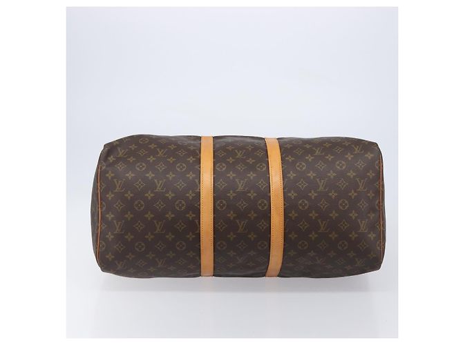 LOUIS VUITTON Monogram Keepall 55 Boston Bag M41424 LV Auth 203190V Monograma - vista 5