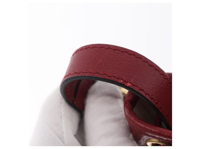 GUCCI Micro GG Doraemon Schultertasche PVC Beige Goldfarben 655597 Auth LN026M - Ansicht 9