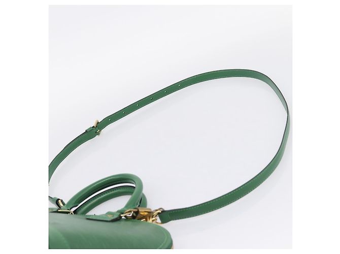 Borsa a mano LOUIS VUITTON Epi Alma Borneo Green M52144 LV Auth 206682V - vista 15
