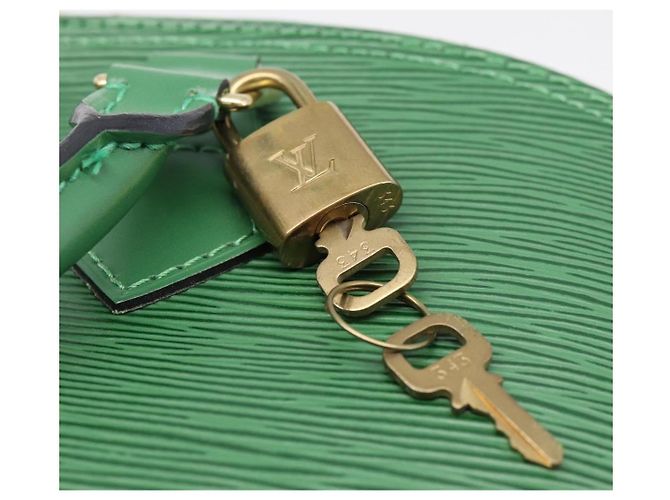 Borsa a mano LOUIS VUITTON Epi Alma Borneo Green M52144 LV Auth 206682V - vista 9