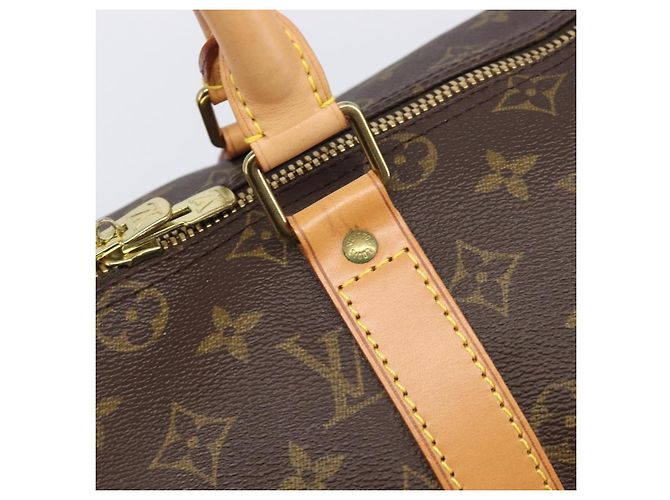 LOUIS VUITTON Monogram Keepall Bandouliere 45 Sac Boston M41418 LV Auth 203168SV Monogramme - vue 22