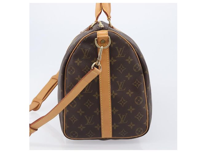 LOUIS VUITTON Monogram Keepall Bandouliere 45 Sac Boston M41418 LV Auth 203168SV Monogramme - vue 3