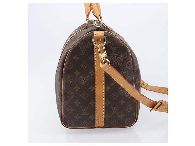 LOUIS VUITTON Monogram Keepall Bandouliere 45 Sac Boston M41418 LV Auth 203168SV Monogramme - vue 4