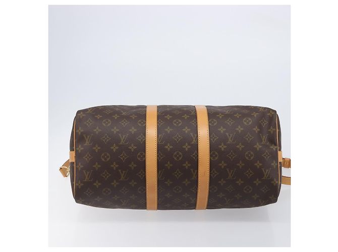 LOUIS VUITTON Monogram Keepall Bandouliere 45 Sac Boston M41418 LV Auth 203168SV Monogramme - vue 5