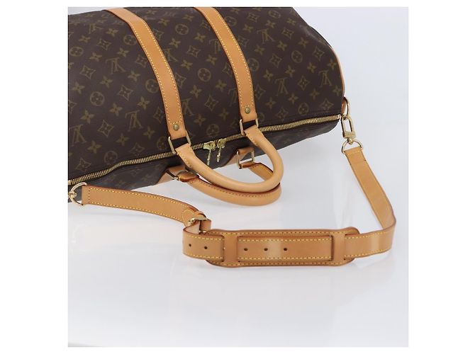 LOUIS VUITTON Monogram Keepall Bandouliere 45 Sac Boston M41418 LV Auth 203168SV Monogramme - vue 8