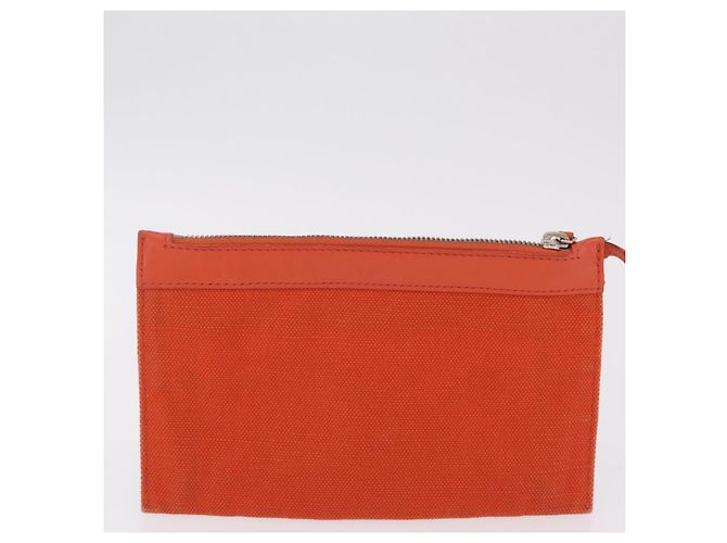 Borsa Balenciaga Navy Cabas S Tote Bag Canvas Orange Silver 339933 Auth BA16102 Argento Arancione - vista 26