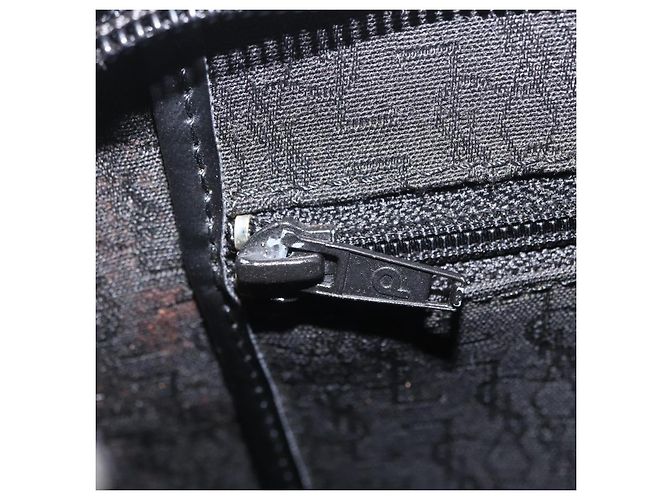 Autre Marque Borsa a pochette Saint Laurent in pelle e tela Nero Grigio oro Auth am12782A Marrone D'oro - vista 22