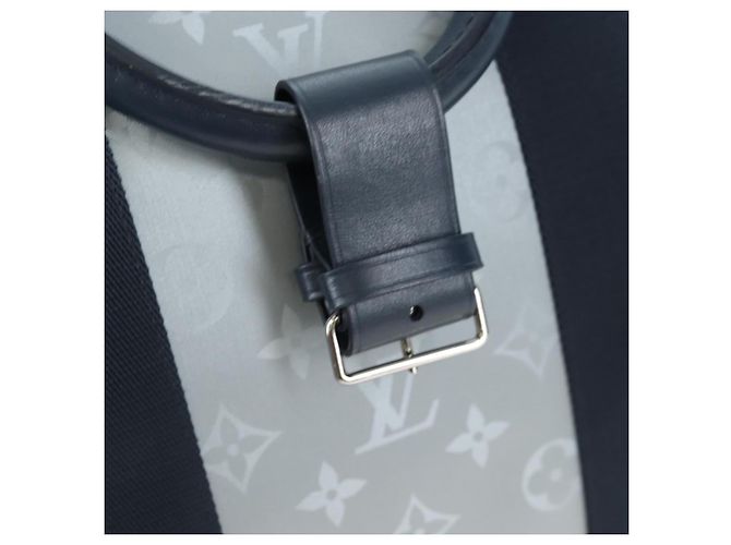 Borsa LOUIS VUITTON Satellite Keepall Bandouliere 50 Silver M44170 LV Auth 200382V - vista 24
